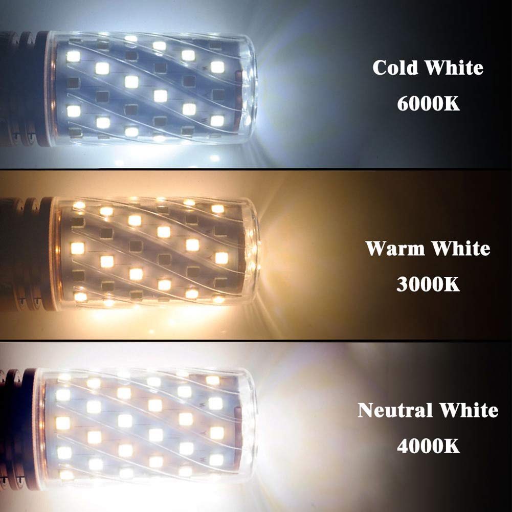3-in-1 LED 12 Watt Light Home Decor Bulb with E-14 Base (Tricolor - Warm White, Cool White And Natural White)