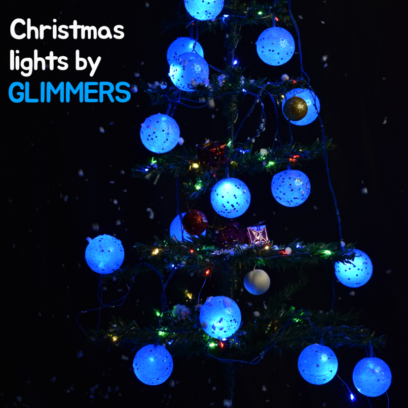 Big Sparkle Ball Light (4 Meters, 6 cm)