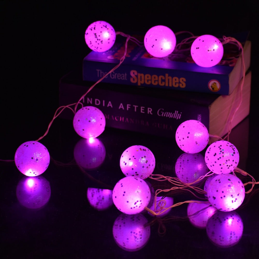Big Sparkle Ball Light (4 Meters, 6 cm)