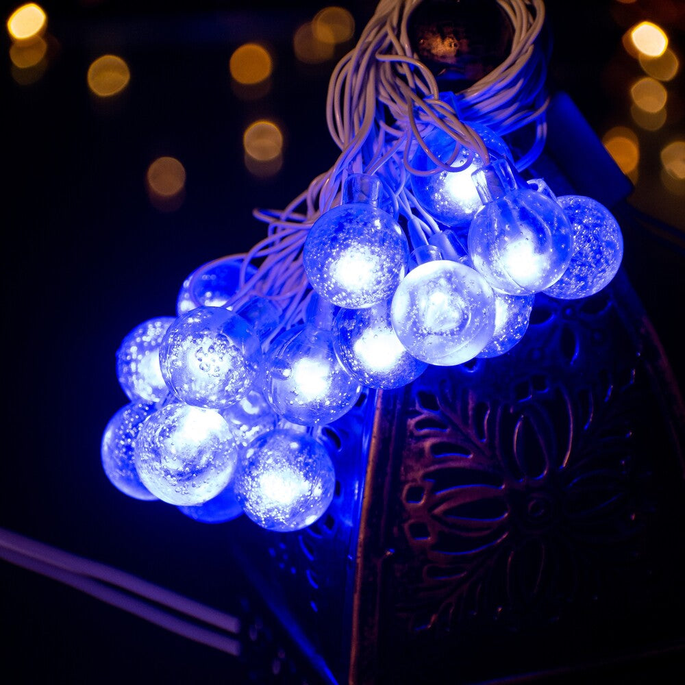 Glimmer Lightings home decoration bubble ball fairy string lights for Diwali Christmas Party and weddings