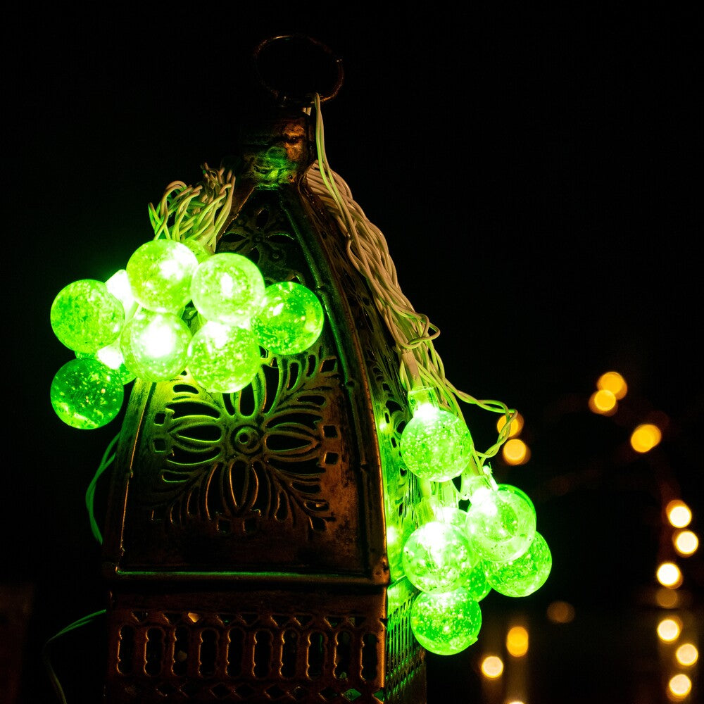 Glimmer Lightings home decoration bubble ball fairy string lights for Diwali Christmas Party and weddings