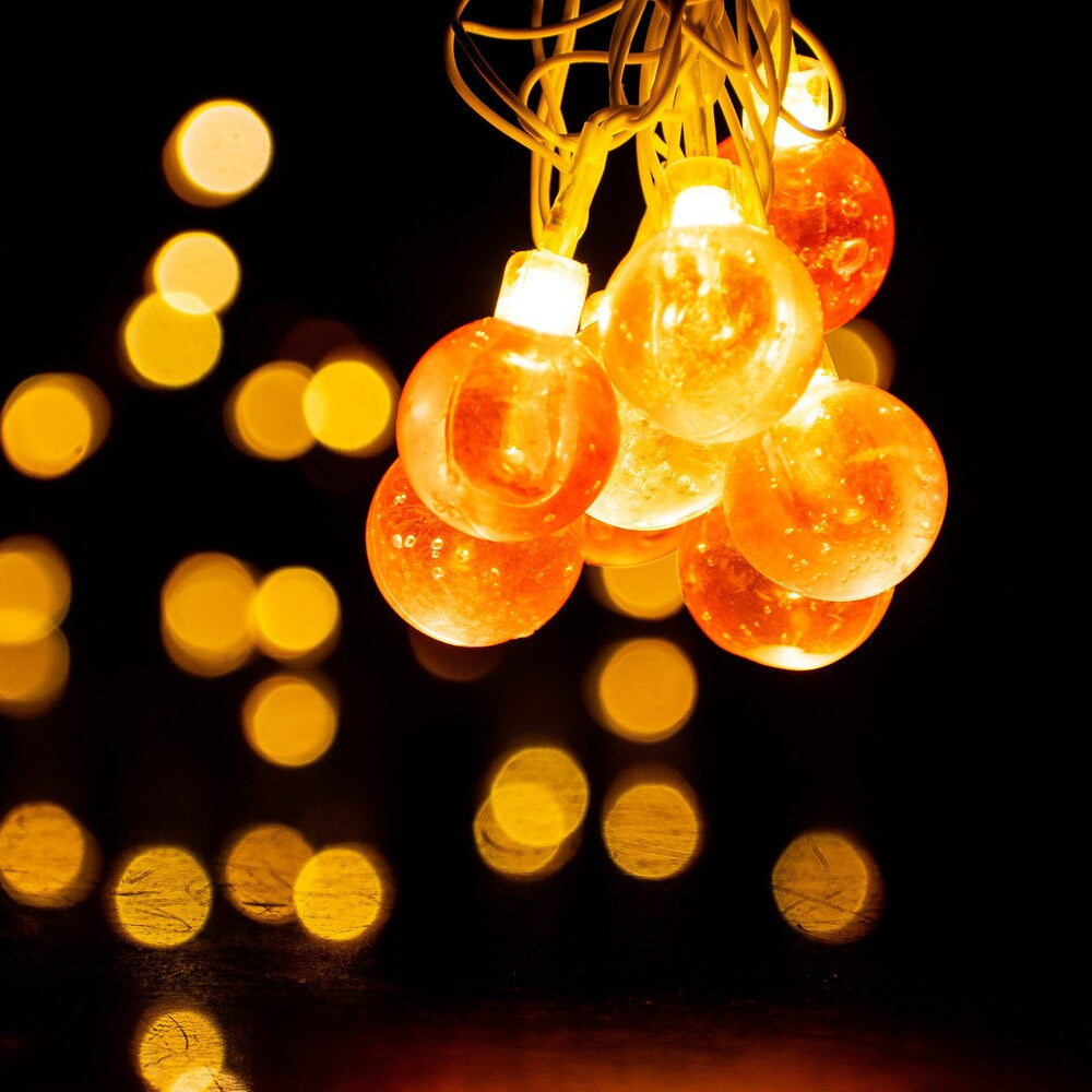 Glimmer Lightings home decoration bubble ball fairy string lights for Diwali Christmas Party and weddings