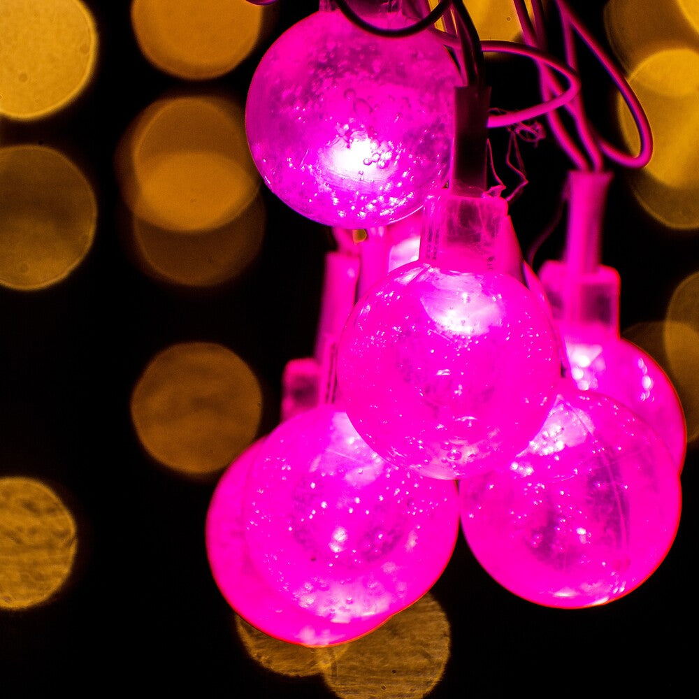 Glimmer Lightings home decoration bubble ball fairy string lights for Diwali Christmas Party and weddings