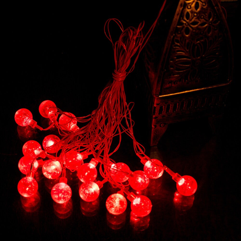 Glimmer Lightings home decoration bubble ball fairy string lights for Diwali Christmas Party and weddings
