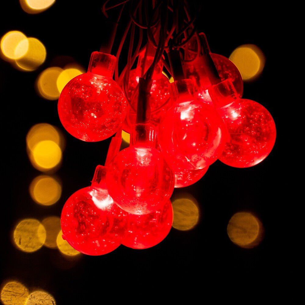 Glimmer Lightings home decoration bubble ball fairy string lights for Diwali Christmas Party and weddings