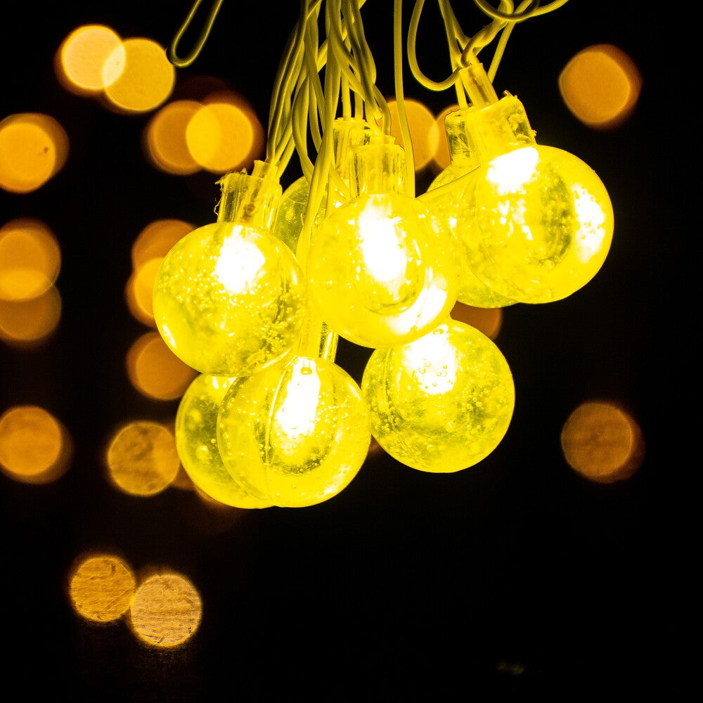 Glimmer Lightings home decoration bubble ball fairy string lights for Diwali Christmas Party and weddings