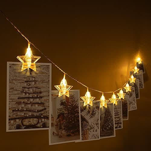 Star Photo Clip String Light - 16 Clips