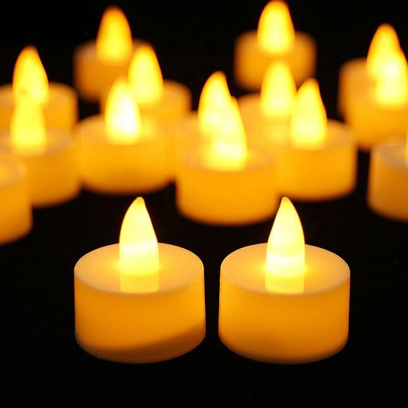 T-Lights Pack of 24 -(LED, Yellow)
