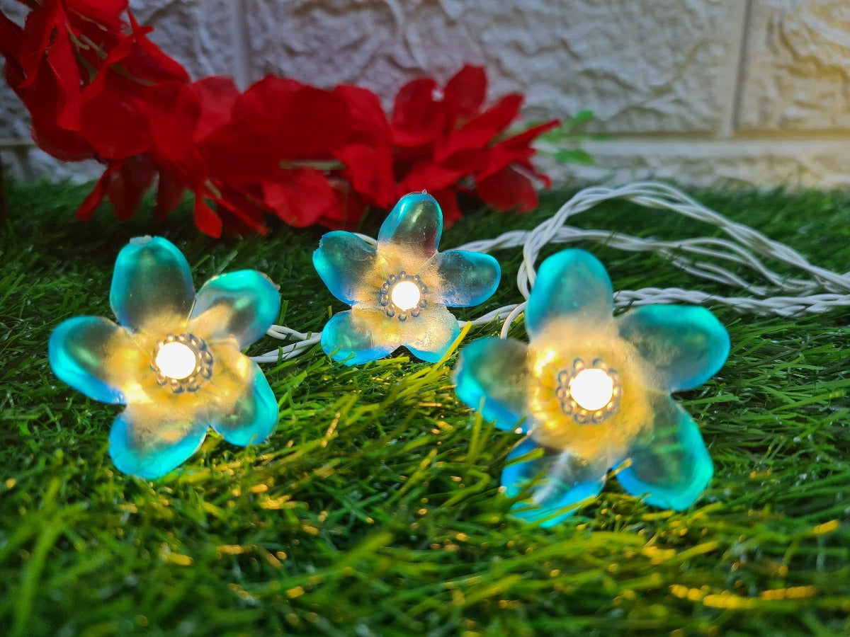 Glimmer Lightings home decoration bedroom Flower LED ladi string lights for Diwali Christmas Party balcony and weddings