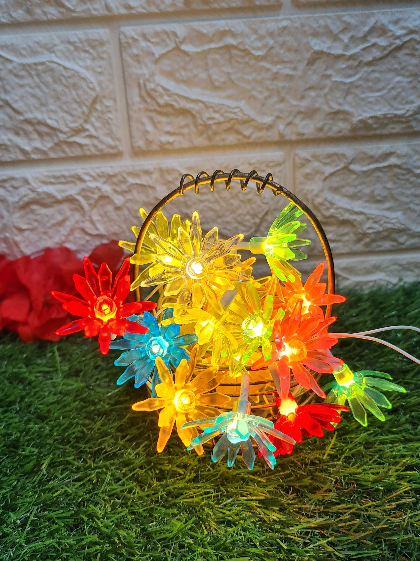 Silicon Sunflower String Light - 4 Meter