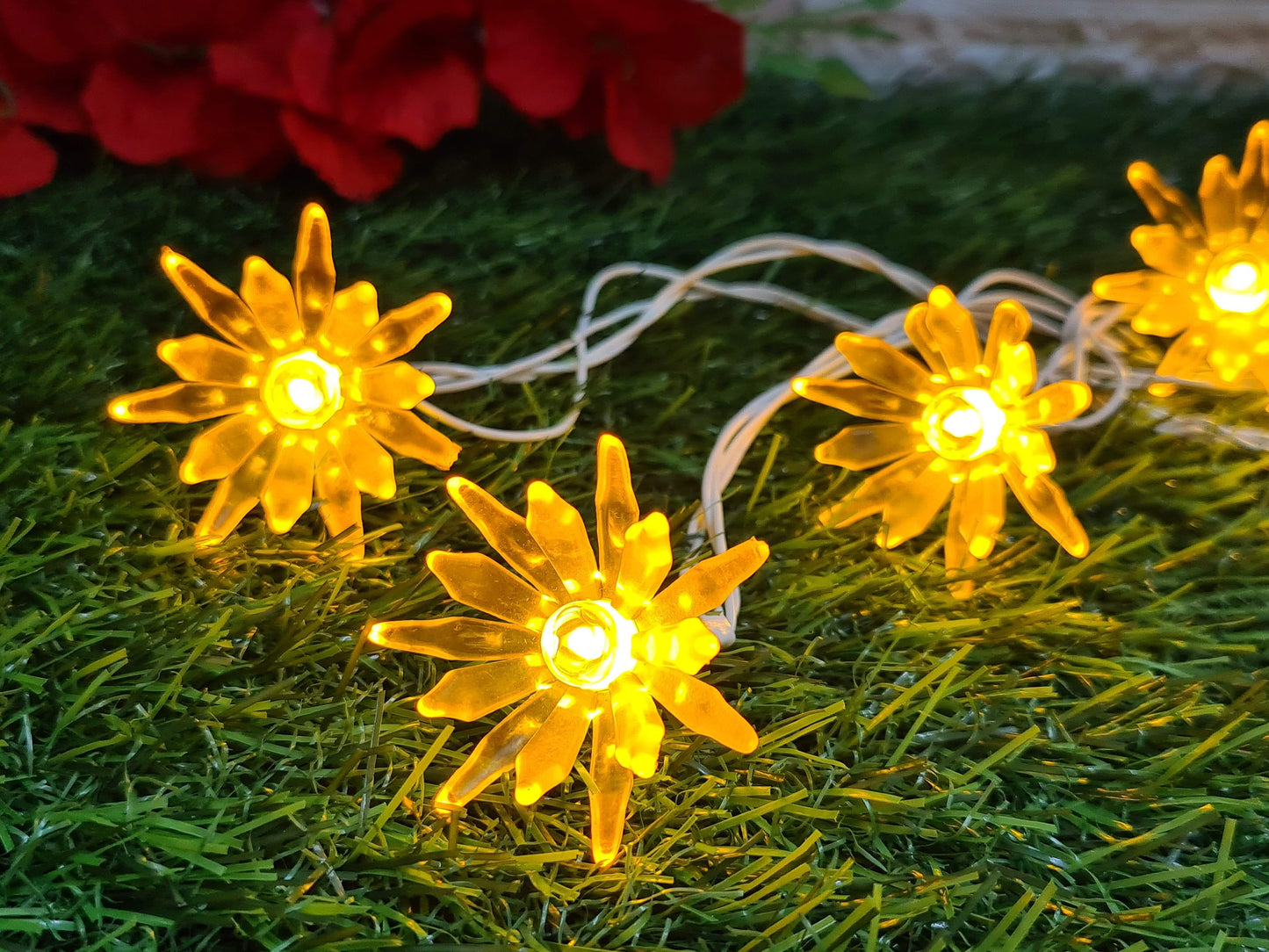 Silicon Sunflower String Light - 4 Meter