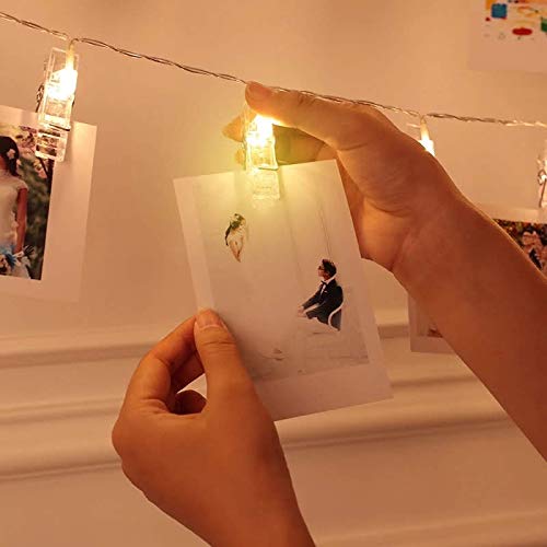 Photo Clip String Light 10 Lamps (Warm White, 1.5 Meters)