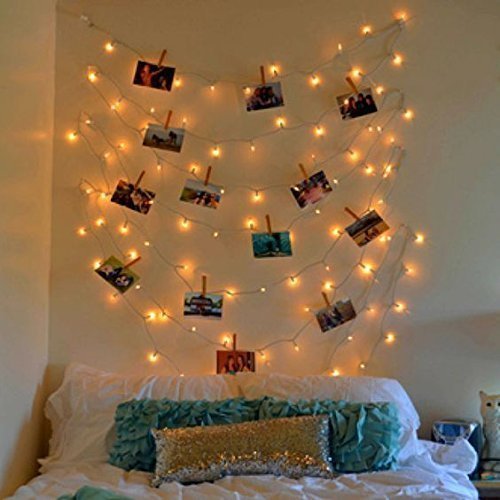 Wooden Photo Clip String Light (Warm White)