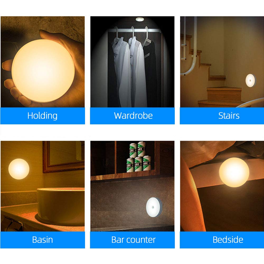 Motion Sensor Bulb USB Rechargeable