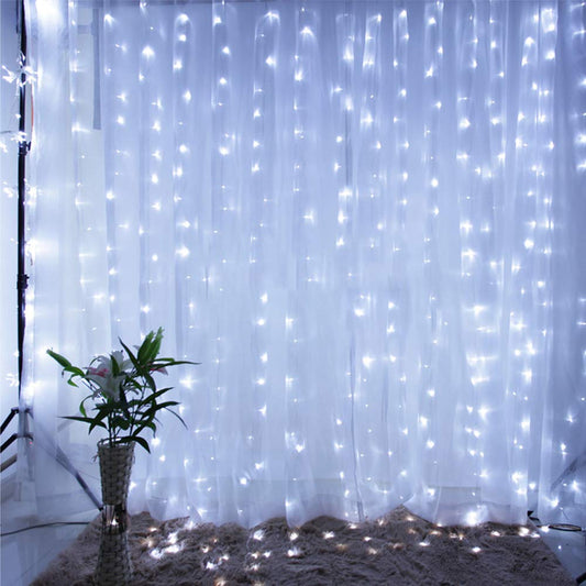 Glimmer Lightings home decoration curtain LED fairy string lights for Diwali Christmas Party and weddings