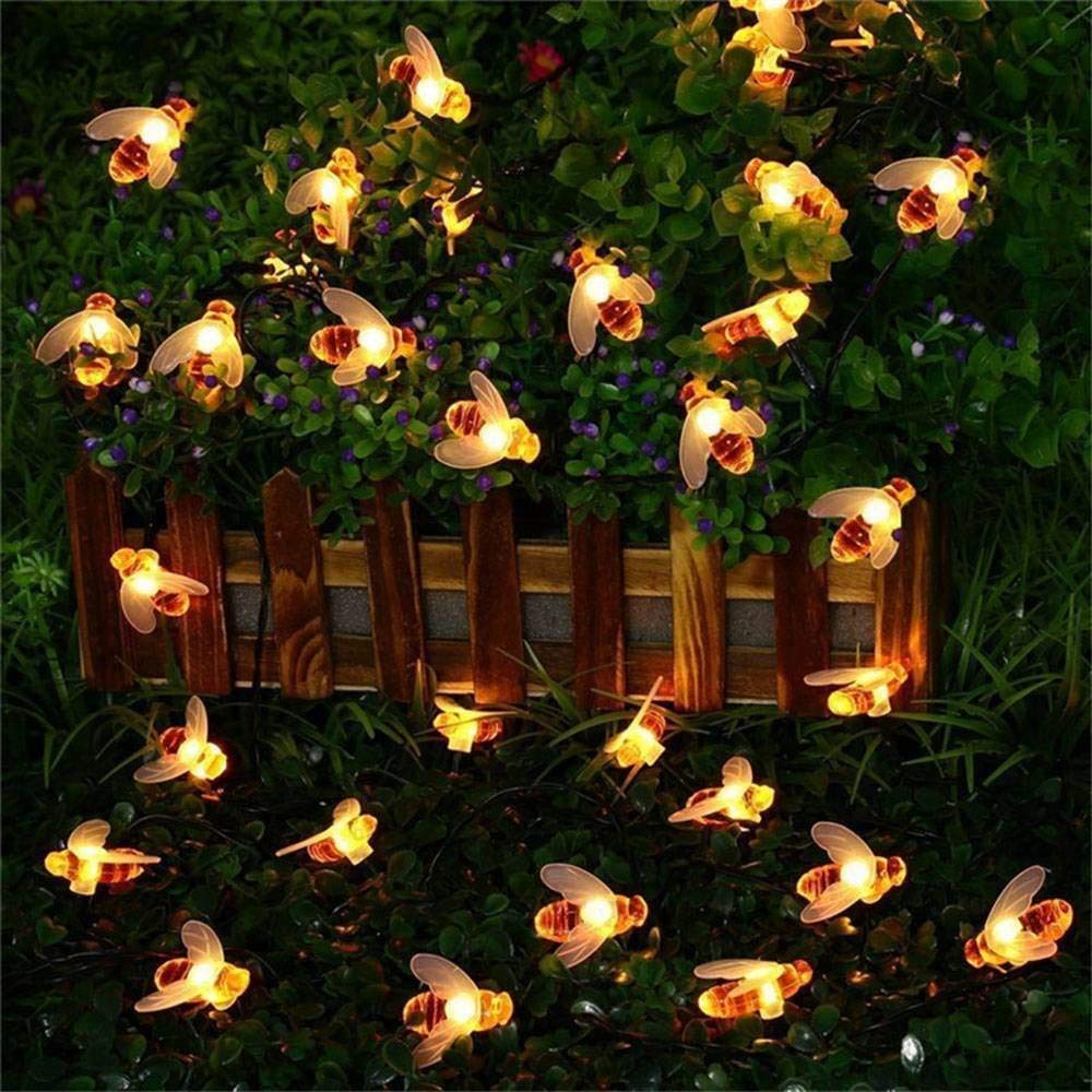 Glimmer Lightings home decoration honey bee bedroom LED string lights for Diwali Christmas Party balcony and weddings