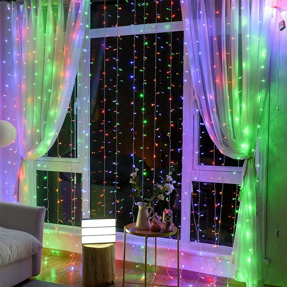 Glimmer Lightings home decoration curtain LED fairy string lights for Diwali Christmas Party and weddings