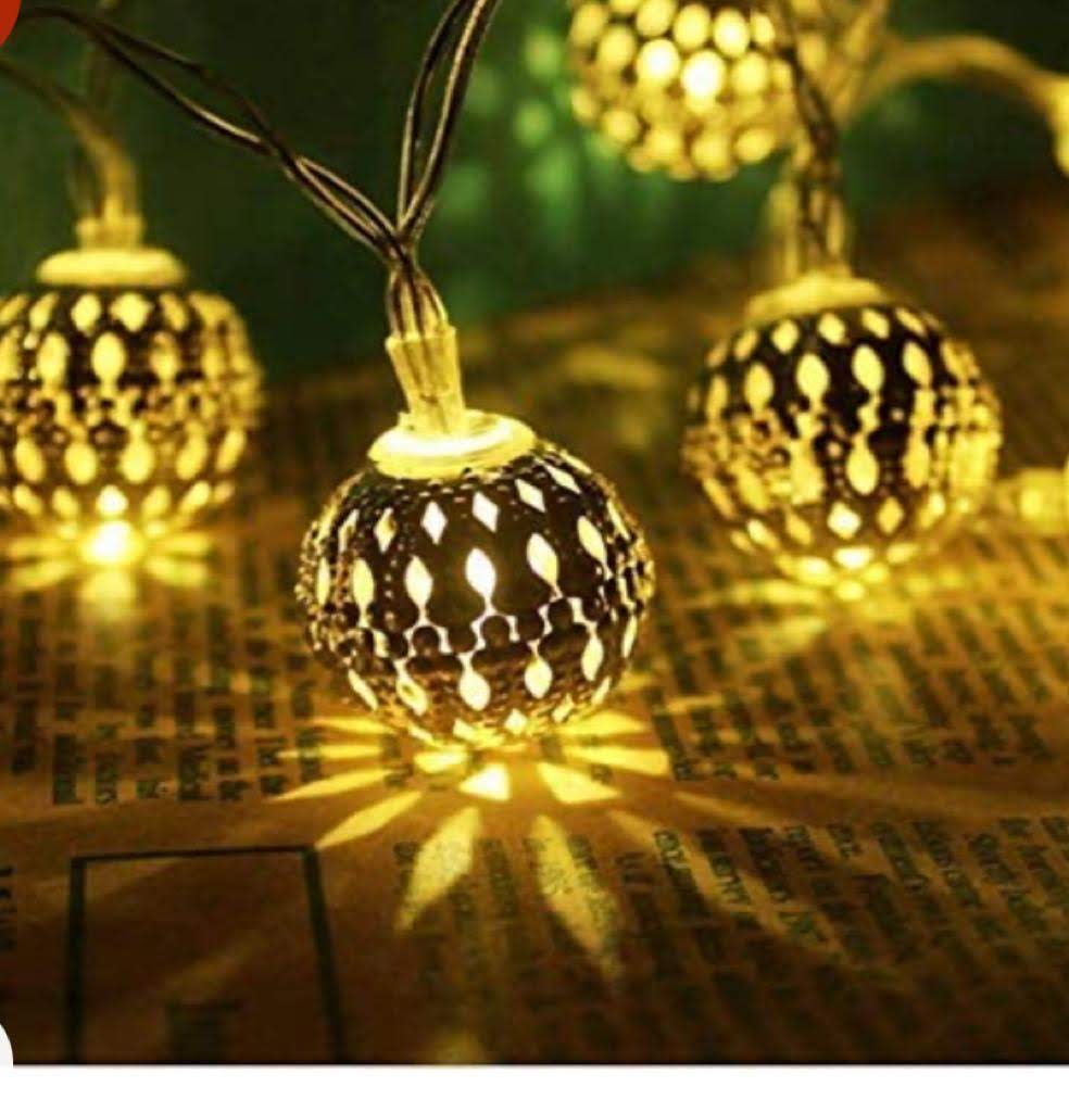 Metal Designs String Light - 4 Meter
