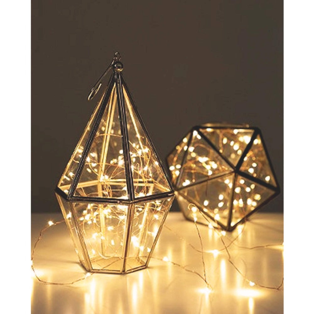 Glimmer Lightings home decoration mini LED cork fairy string lights for Diwali Christmas Party balcony and weddings