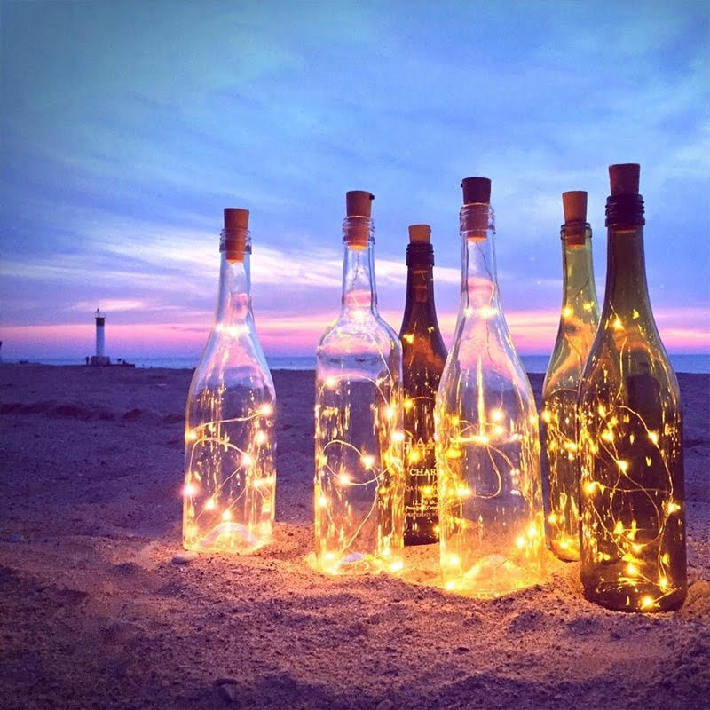 Glimmer Lightings home decoration bottle cork fairy string lights for Diwali Christmas Party and weddings