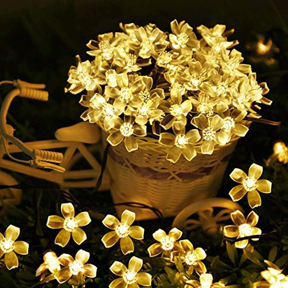 Glimmer Lightings home decoration crystal flower fairy string lights for Diwali Christmas Party and weddings