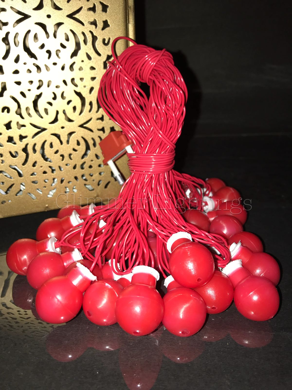 Glimmer Lightings home decoration Elegant ball fairy string lights for Diwali Christmas Party and weddings
