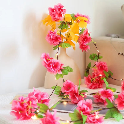 Artificial Flower Vine Battery Lights