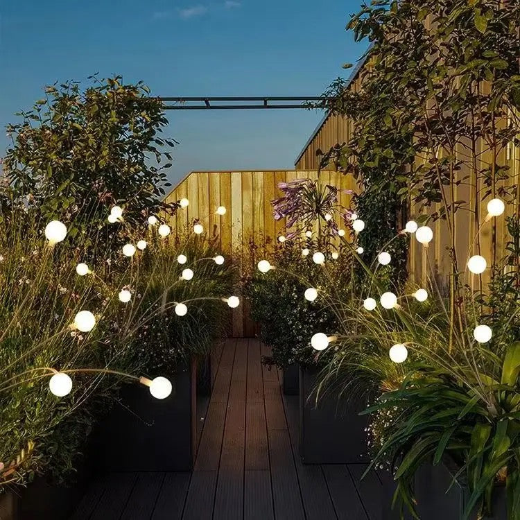 Solar Garden Firefly Ball Lights (Pack of 2, 8 Balls)