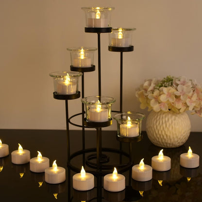Yellow T-Light LED 24 Candles