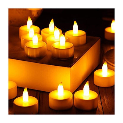 Yellow T-Light LED 24 Candles
