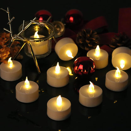 Yellow T-Light LED 24 Candles