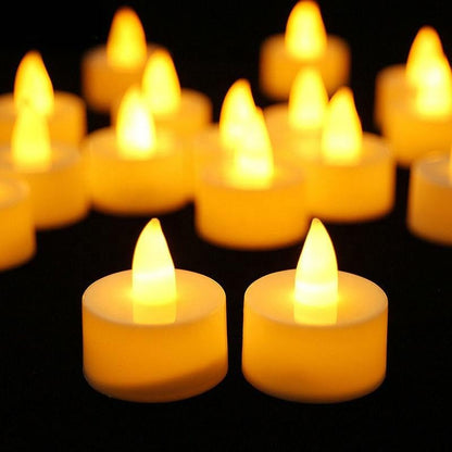 Yellow T-Light LED 24 Candles