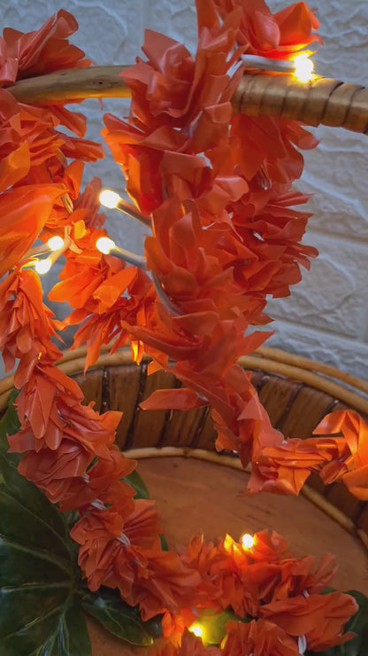 Festive Flower Vine - 5 Foot