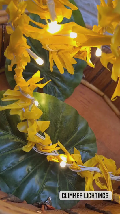 Festive Flower Vine - 5 Foot