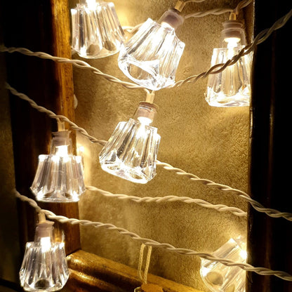 Crystal Dome String Light (Warm White, 4 Meters)