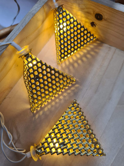 Metal Designs String Light - 4 Meter