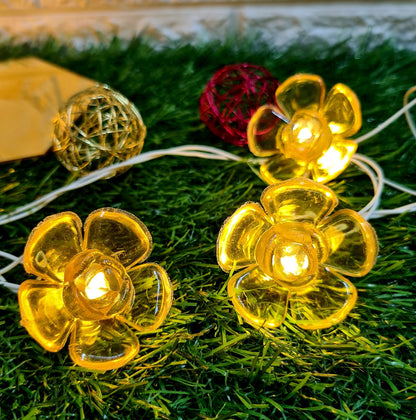 Crystal Flower String Light - 4 Meter