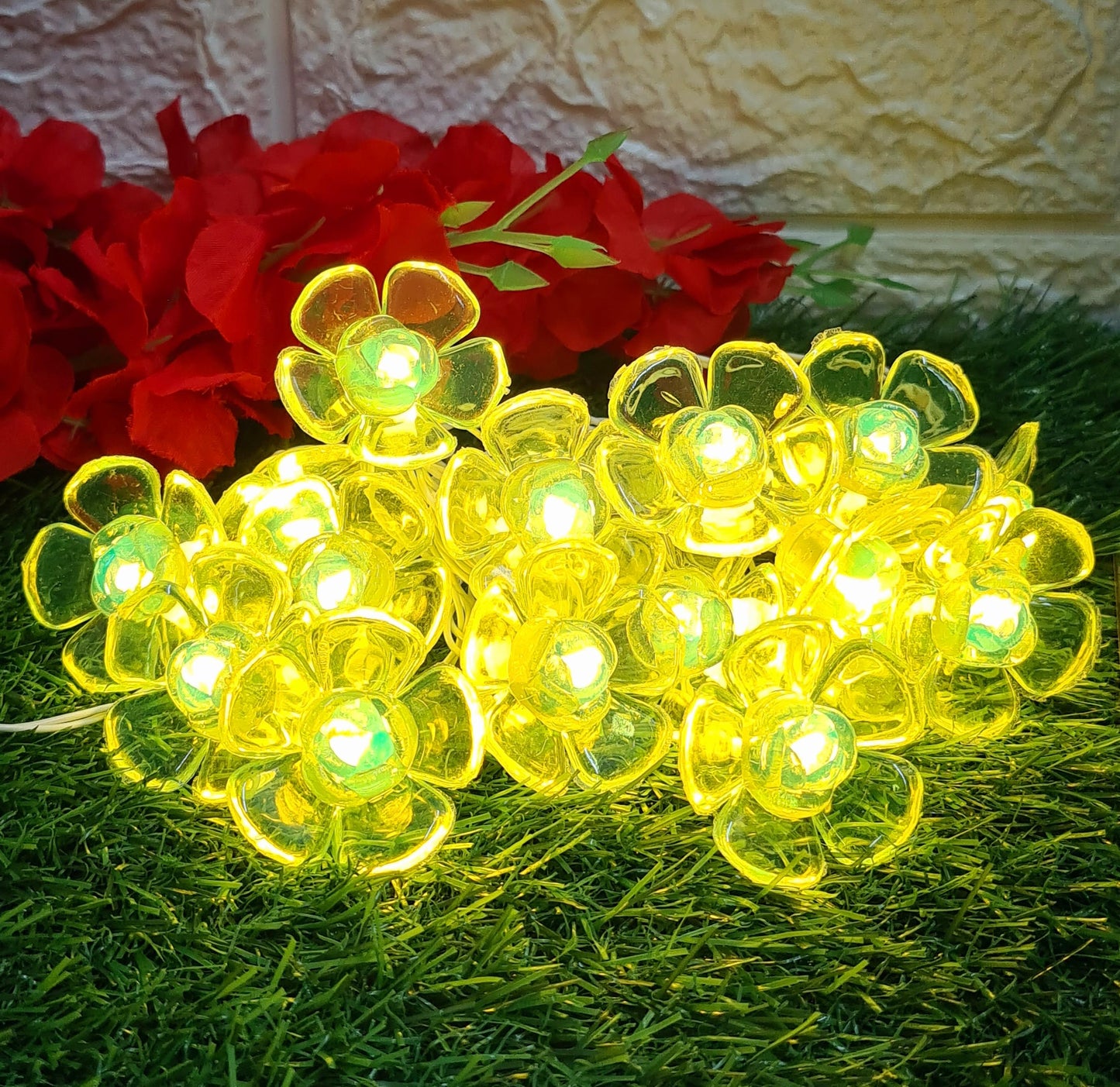 Crystal Flower String Light - 4 Meter