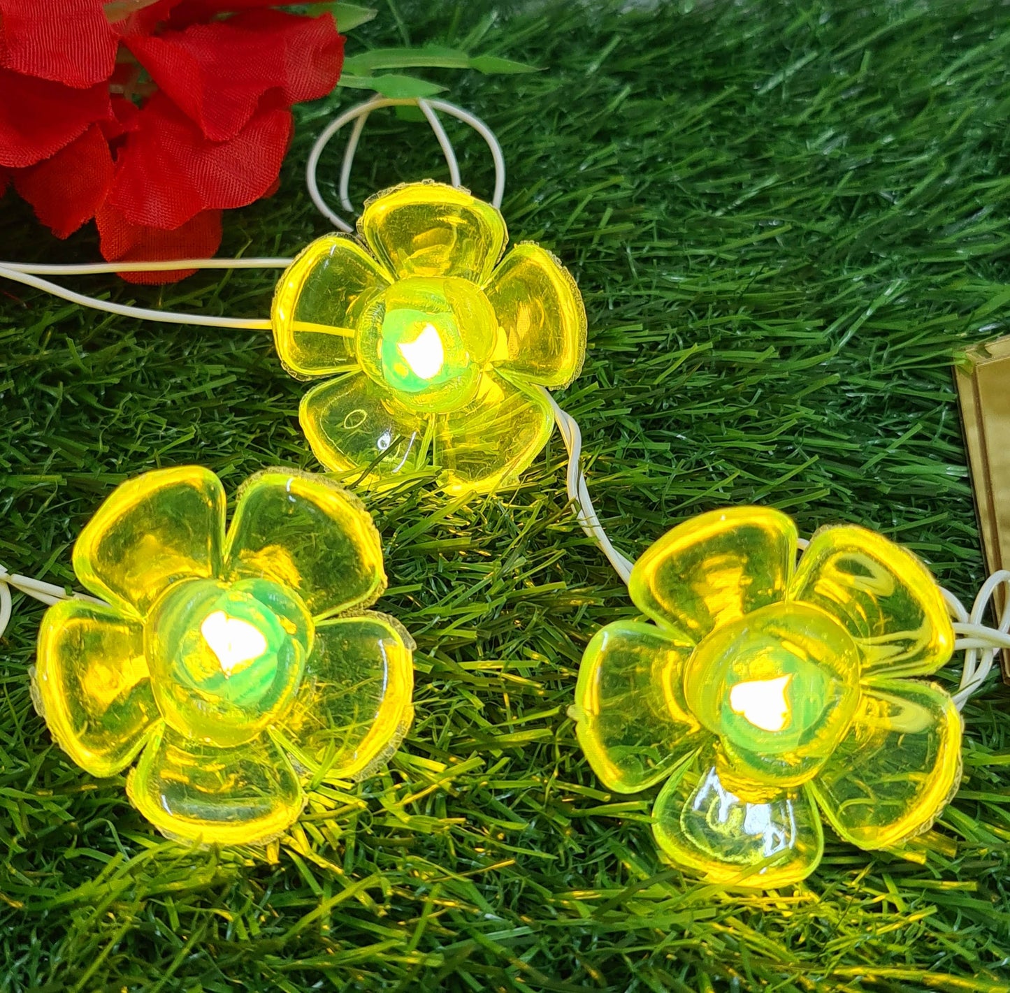 Crystal Flower String Light - 4 Meter