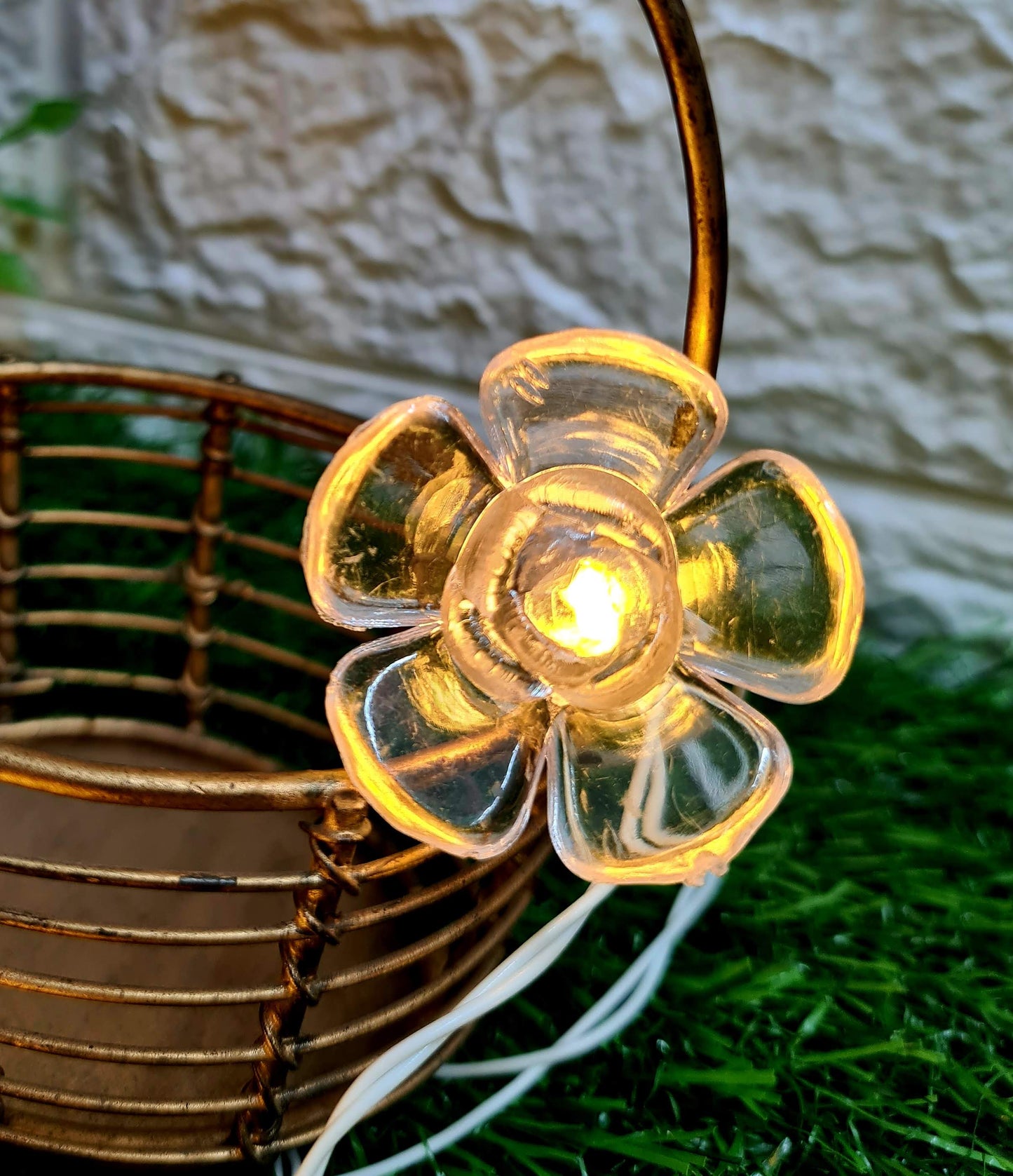 Crystal Flower String Light - 4 Meter
