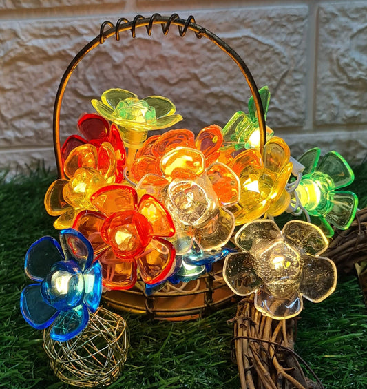 Crystal Flower String Light - 4 Meter