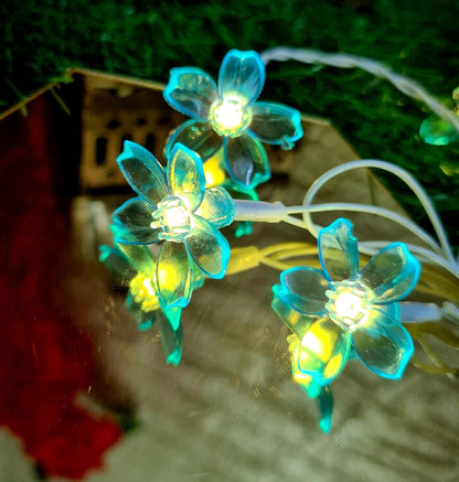 Mini Silicon Flower String Light - 4 Meter
