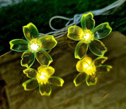 Mini Silicon Flower String Light - 4 Meter