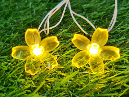 Mini Silicon Flower String Light - 4 Meter