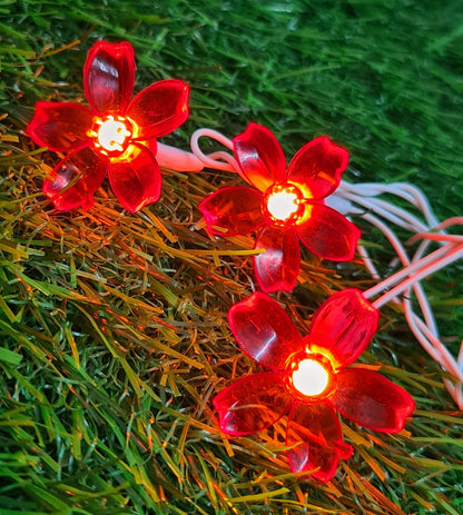 Mini Silicon Flower String Light - 4 Meter
