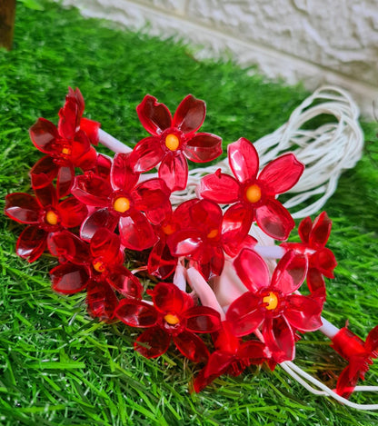 Mini Silicon Flower String Light - 4 Meter
