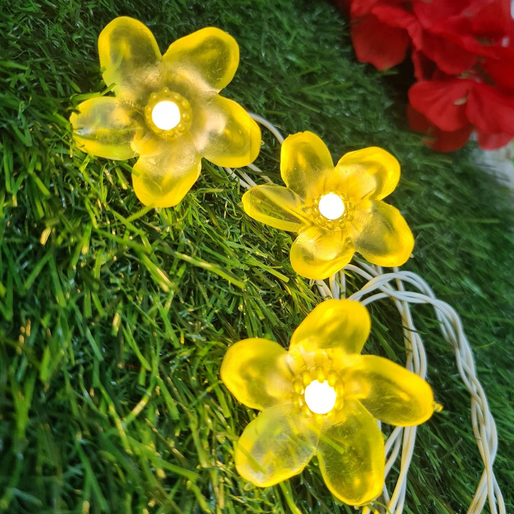 Medium Silicon Flower String Light - 4 Meter