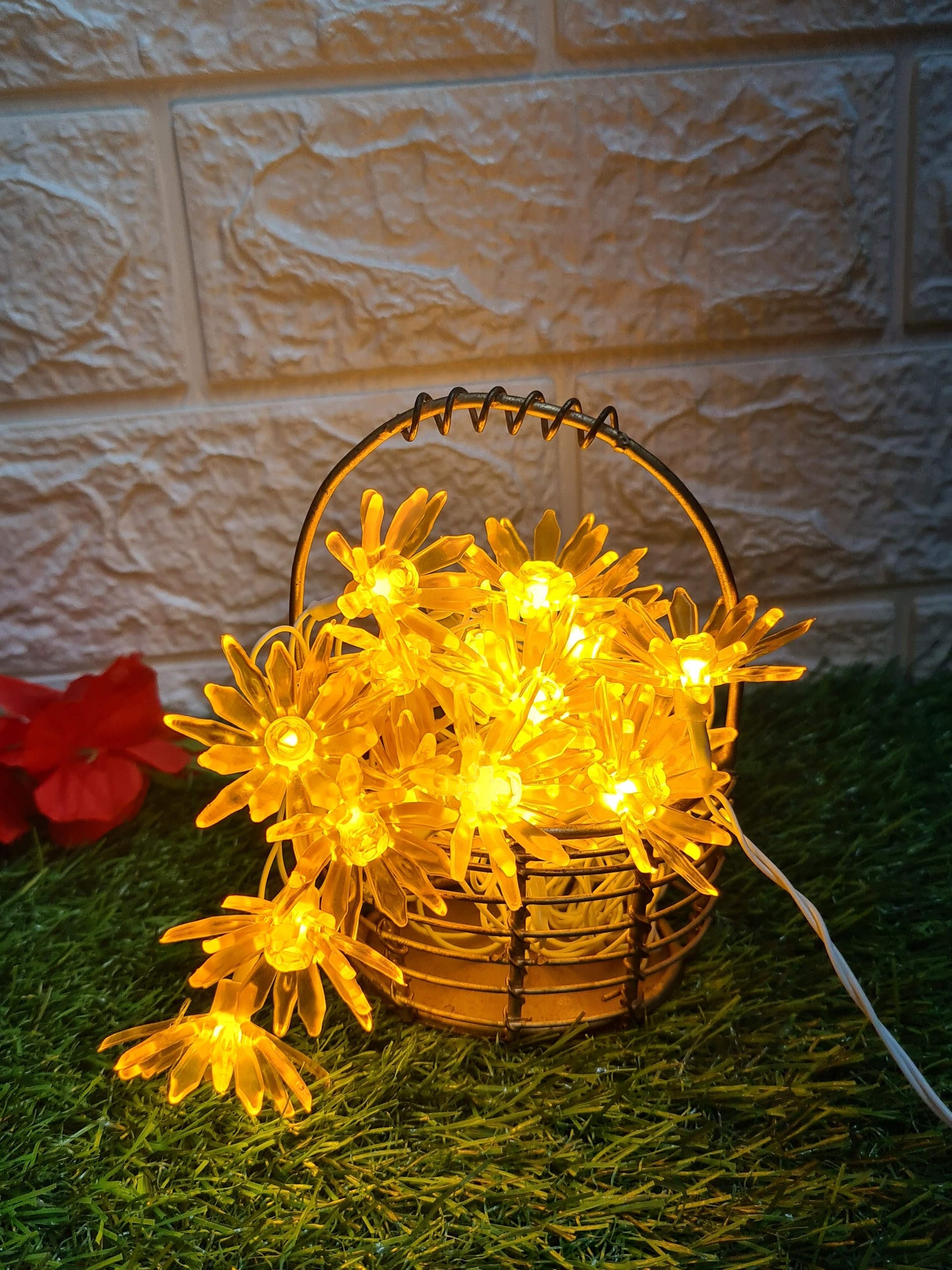 Silicon Sunflower String Light - 4 Meter