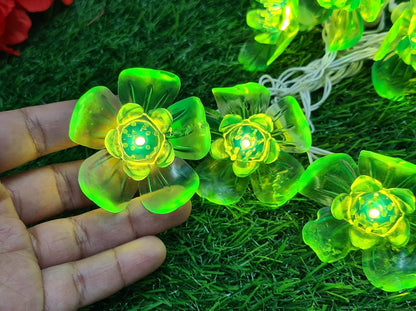 Big Silicon Flower String Light - 4 Meter