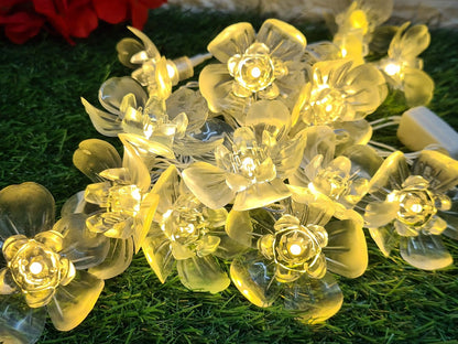Big Silicon Flower String Light - 4 Meter